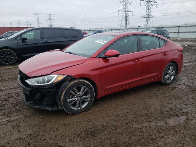 KMHD84LF5HU250156 - 2017 HYUNDAI ELANTRA SE RED photo 1