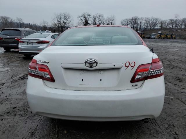 4T4BF3EKXBR144610 - 2011 TOYOTA CAMRY BASE WHITE photo 6