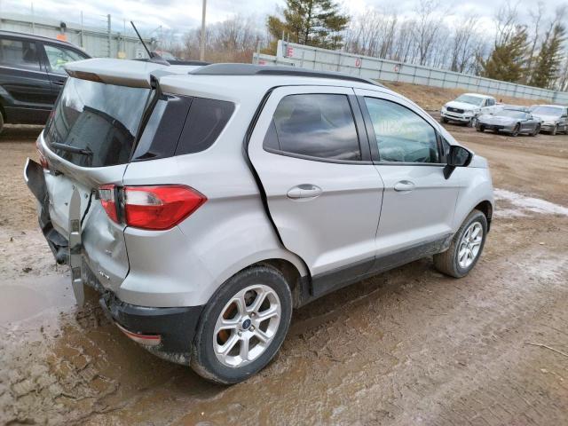 MAJ6S3GL6LC369346 - 2020 FORD ECOSPORT SE SILVER photo 3