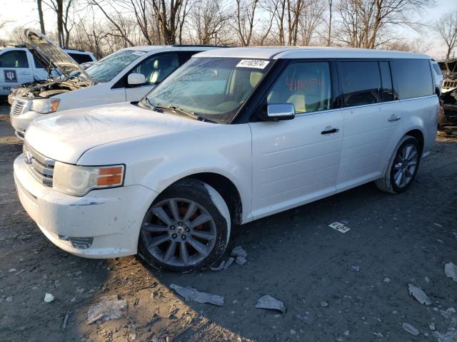 2FMGK5DC4BBD17416 - 2011 FORD FLEX LIMITED WHITE photo 1