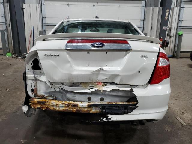 3FAHP0JA5CR263827 - 2012 FORD FUSION SEL WHITE photo 6