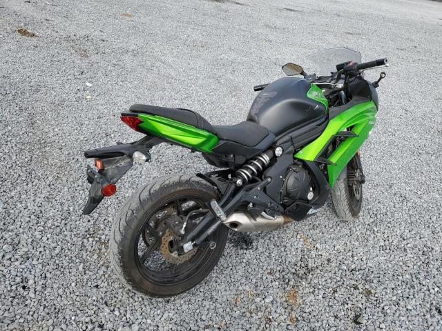 JKAEXEE17EDA16628 - 2014 KAWASAKI EX650 E GREEN photo 4