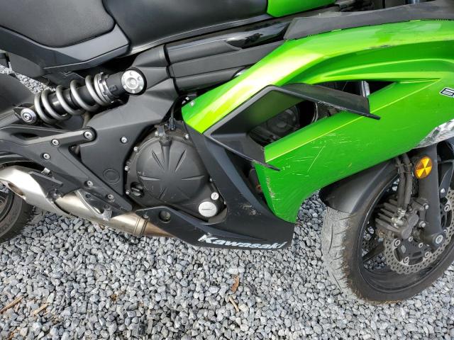 JKAEXEE17EDA16628 - 2014 KAWASAKI EX650 E GREEN photo 7