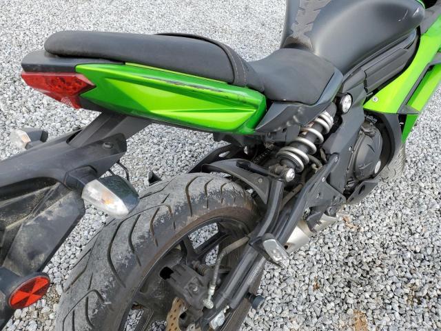 JKAEXEE17EDA16628 - 2014 KAWASAKI EX650 E GREEN photo 9