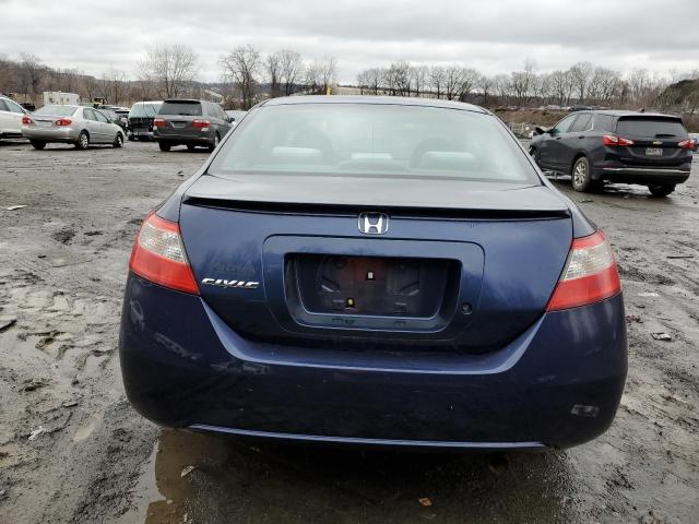 2HGFG12679H509817 - 2009 HONDA CIVIC LX BLUE photo 6