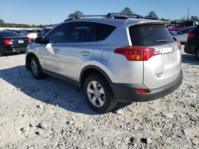 JTMWFREV9EJ012358 - 2014 TOYOTA RAV4 XLE SILVER photo 2