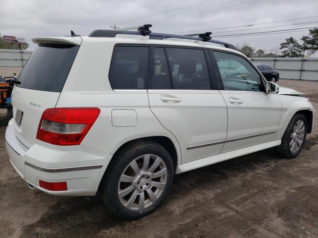 WDCGG8HB3AF438244 - 2010 MERCEDES-BENZ GLK 350 4MATIC WHITE photo 3