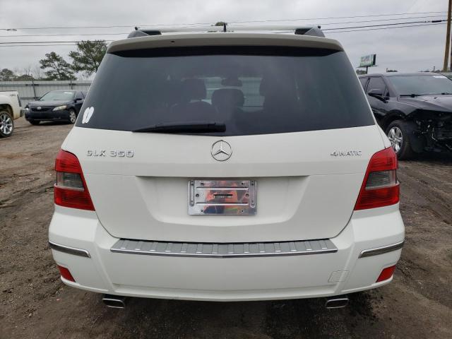 WDCGG8HB3AF438244 - 2010 MERCEDES-BENZ GLK 350 4MATIC WHITE photo 6