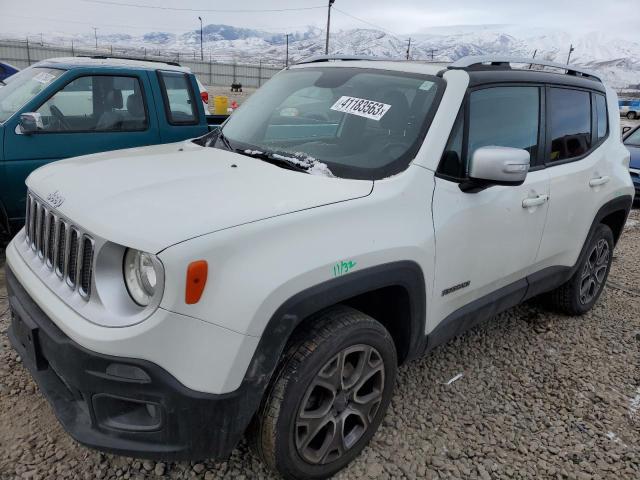 ZACCJBDB5HPE46796 - 2017 JEEP RENEGADE LIMITED WHITE photo 1