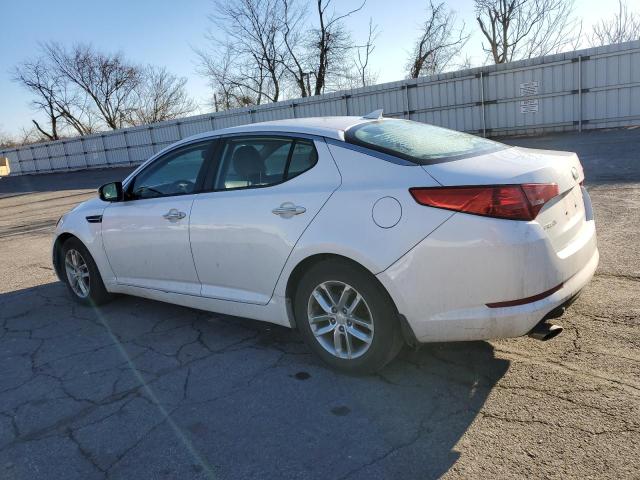 KNAGM4A70D5393526 - 2013 KIA OPTIMA LX WHITE photo 2