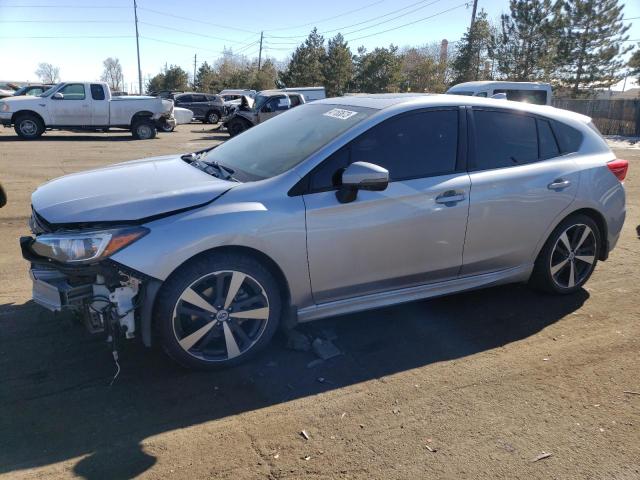 4S3GTAM62J3742135 - 2018 SUBARU IMPREZA SPORT SILVER photo 1