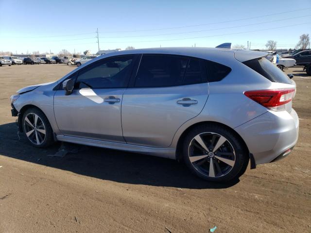 4S3GTAM62J3742135 - 2018 SUBARU IMPREZA SPORT SILVER photo 2