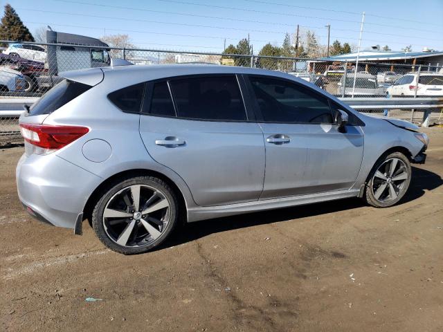 4S3GTAM62J3742135 - 2018 SUBARU IMPREZA SPORT SILVER photo 3