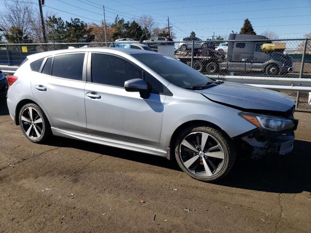 4S3GTAM62J3742135 - 2018 SUBARU IMPREZA SPORT SILVER photo 4