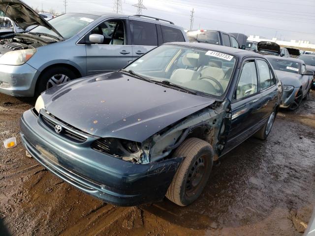 1NXBR12E1XZ289661 - 1999 TOYOTA COROLLA VE GREEN photo 1