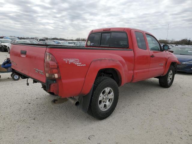 5TETU62N06Z161907 - 2006 TOYOTA TACOMA PRERUNNER ACCESS CAB RED photo 3