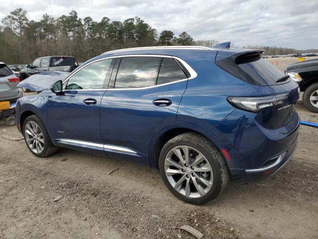 LRBFZRR41ND022260 - 2022 BUICK ENVISION AVENIR BLUE photo 2