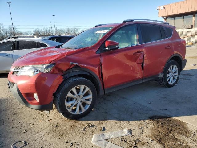 2T3YFREV4EW122325 - 2014 TOYOTA RAV4 LIMITED RED photo 1