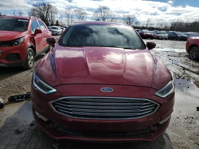 3FA6P0HD9HR173076 - 2017 FORD FUSION SE RED photo 5