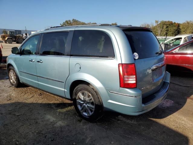 2A8HR64X08R824075 - 2008 CHRYSLER TOWN & COU LIMITED TEAL photo 2