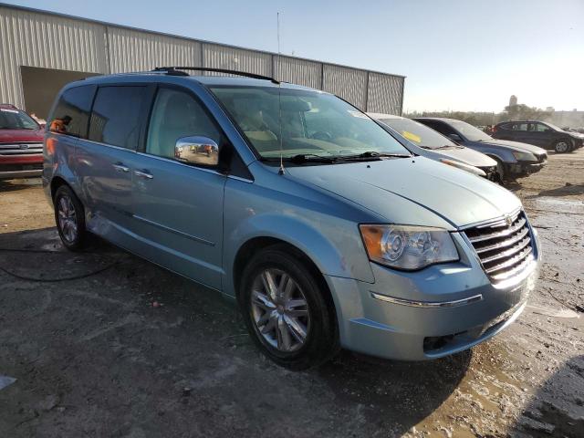 2A8HR64X08R824075 - 2008 CHRYSLER TOWN & COU LIMITED TEAL photo 4