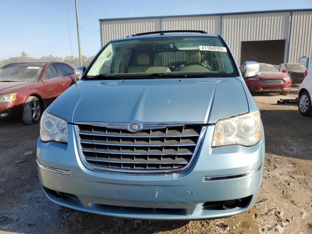 2A8HR64X08R824075 - 2008 CHRYSLER TOWN & COU LIMITED TEAL photo 5