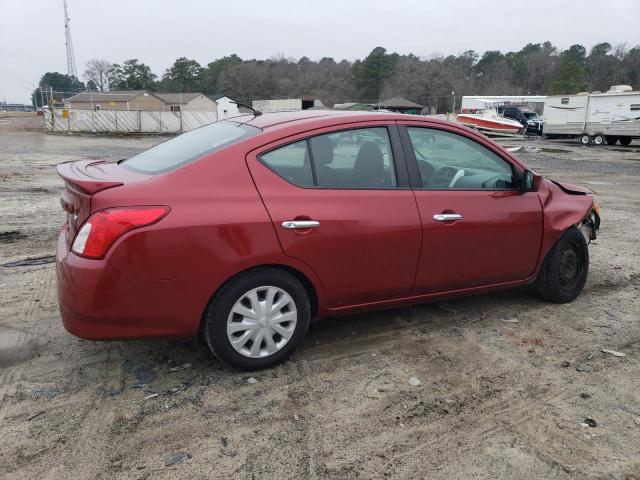 3N1CN7AP1JL800803 - 2018 NISSAN VERSA S RED photo 3