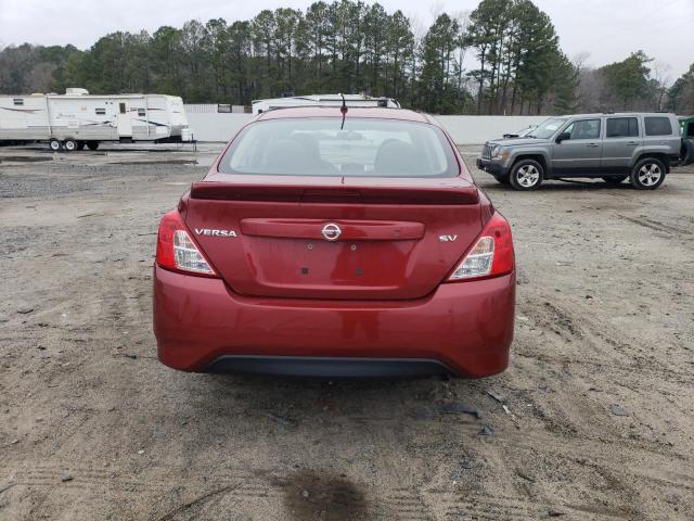 3N1CN7AP1JL800803 - 2018 NISSAN VERSA S RED photo 6