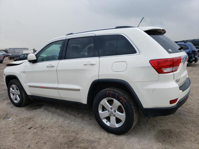 1C4RJFAG7CC298892 - 2012 JEEP GRAND CHER LAREDO WHITE photo 2