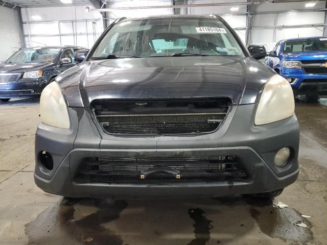 SHSRD78885U345602 - 2005 HONDA CR-V EX BLACK photo 5