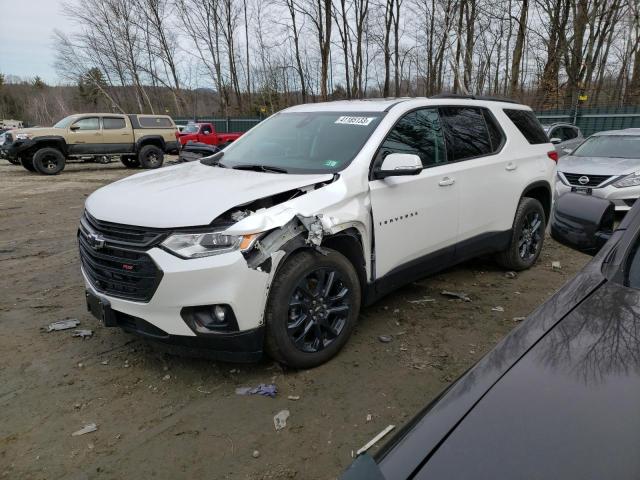 1GNEVJKW4MJ220618 - 2021 CHEVROLET TRAVERSE RS WHITE photo 1