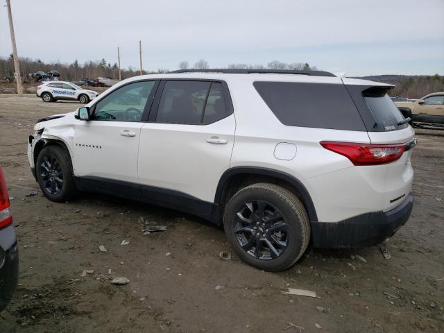 1GNEVJKW4MJ220618 - 2021 CHEVROLET TRAVERSE RS WHITE photo 2