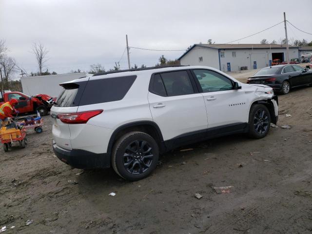 1GNEVJKW4MJ220618 - 2021 CHEVROLET TRAVERSE RS WHITE photo 3