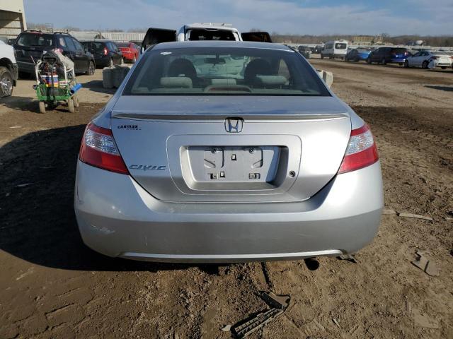 2HGFG12627H540034 - 2007 HONDA CIVIC LX SILVER photo 6