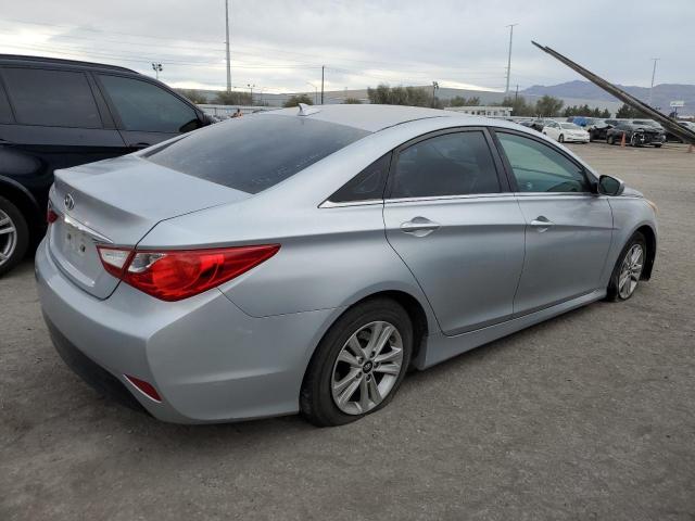 5NPEB4AC1EH863450 - 2014 HYUNDAI SONATA GLS SILVER photo 3