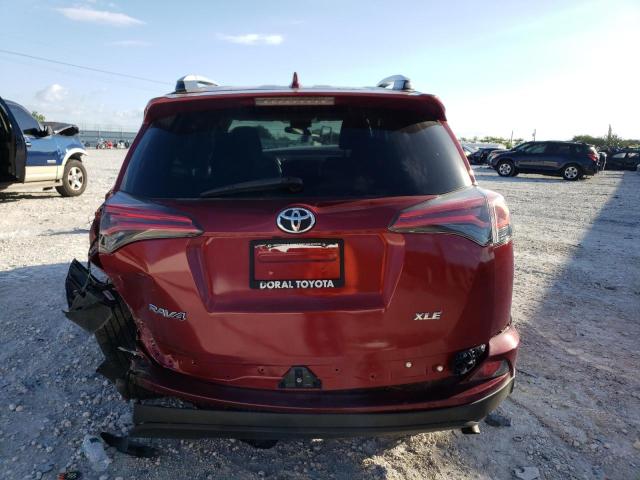 2T3WFREV6JW441372 - 2018 TOYOTA RAV4 ADVENTURE BURGUNDY photo 6