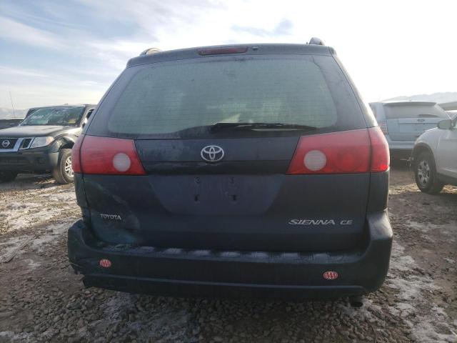 5TDZA23C36S403790 - 2006 TOYOTA SIENNA CE GRAY photo 6