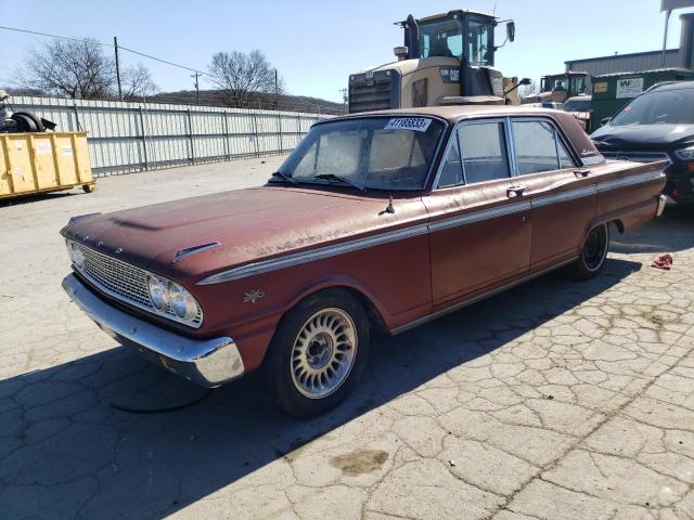 3F42F221731 - 1963 FORD FAIRLANE MAROON photo 1