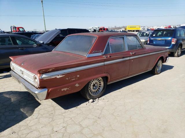 3F42F221731 - 1963 FORD FAIRLANE MAROON photo 3