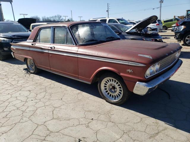 3F42F221731 - 1963 FORD FAIRLANE MAROON photo 4