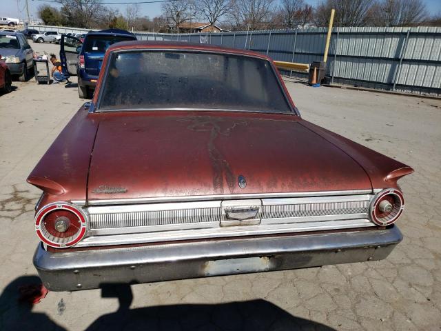 3F42F221731 - 1963 FORD FAIRLANE MAROON photo 6