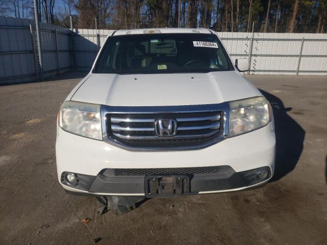 5FNYF3H40DB029953 - 2013 HONDA PILOT EX WHITE photo 5