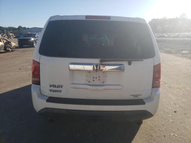 5FNYF3H40DB029953 - 2013 HONDA PILOT EX WHITE photo 6