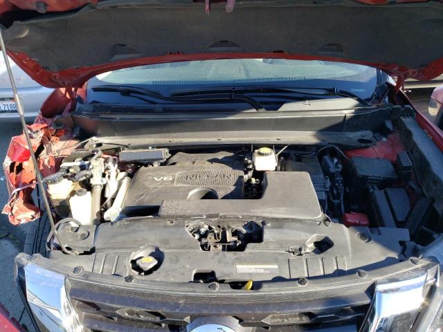 5N1DR2MN0KC580579 - 2019 NISSAN PATHFINDER S RED photo 11