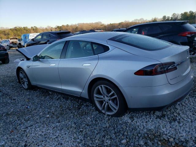 5YJSA1H13EFP60439 - 2014 TESLA MODEL S SILVER photo 2