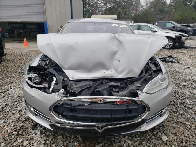 5YJSA1H13EFP60439 - 2014 TESLA MODEL S SILVER photo 5