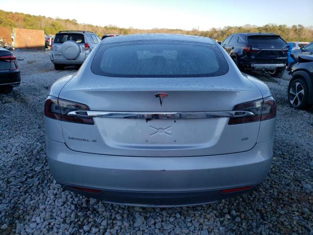 5YJSA1H13EFP60439 - 2014 TESLA MODEL S SILVER photo 6