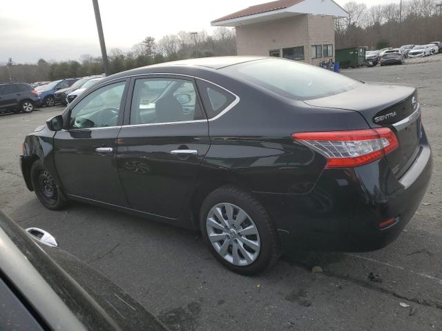 3N1AB7AP1EL677669 - 2014 NISSAN SENTRA S BLACK photo 2