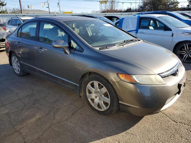 1HGFA16587L132448 - 2007 HONDA CIVIC LX GRAY photo 4