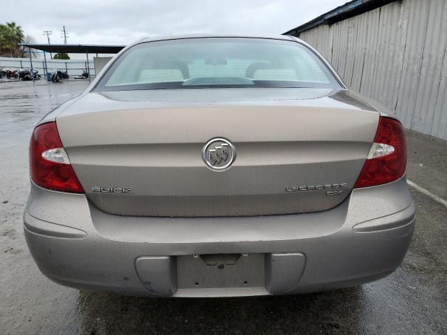 2G4WC552661118104 - 2006 BUICK LACROSSE CX TAN photo 6